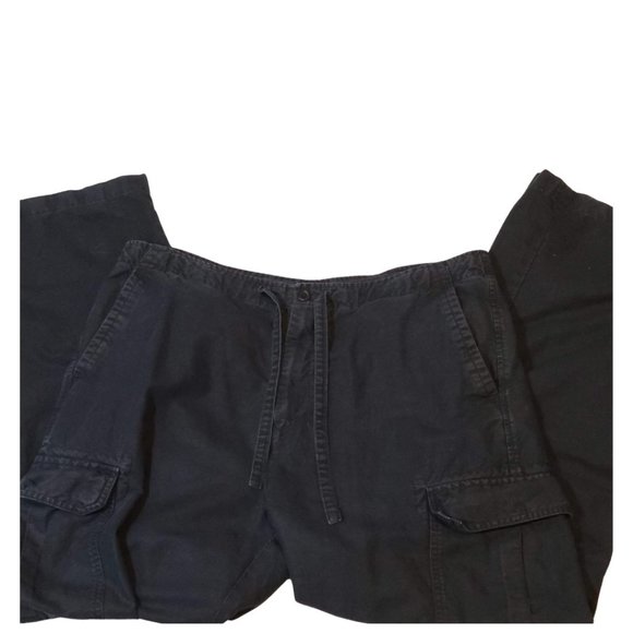 Nautica Other - Nautica Lg Loose Linen Blend Cargo Pants